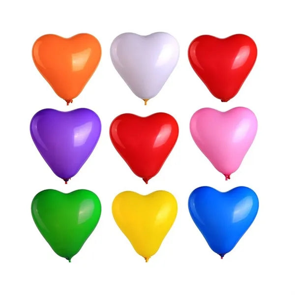 Assorted Rainbow Latex Balloons Round Bright Color Balloon