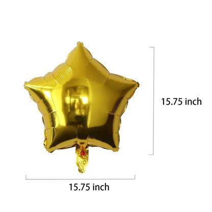 Star Foil Balloons Decorations For Birthday Anniversary
