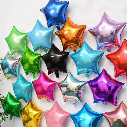 Star Foil Balloons Decorations For Birthday Anniversary