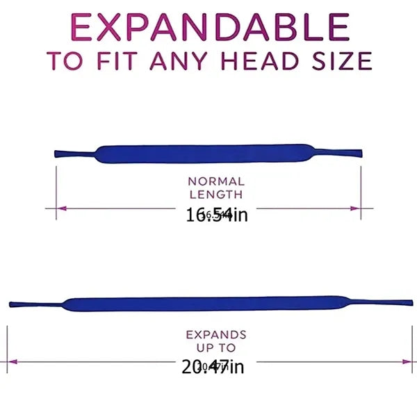 Adjustable Eyeglasses Strap Holder Soft Neoprene for Sport
