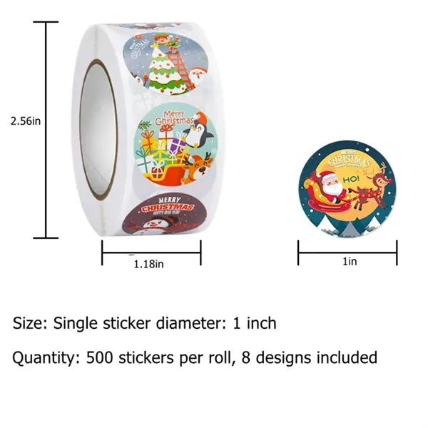 Party Decor Stickers Roll Celebration Supplies