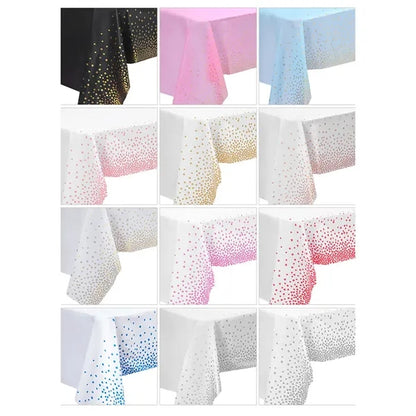 Waterproof Tablecloths Disposable Rectangle Table Covers