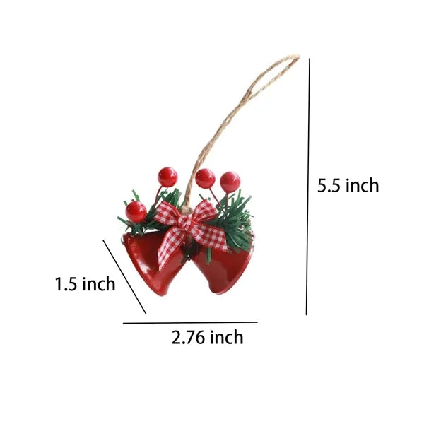 Christmas Bell Tree Ornaments Hanging Decorations Pendants