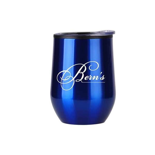 Lucca Stainless Steel Wine Tumbler- 12 oz