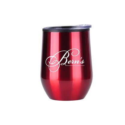Lucca Stainless Steel Wine Tumbler- 12 oz