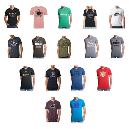 Mens Tri-Blend Crew T-shirts 4.3 oz