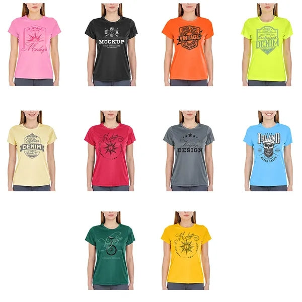 UltraClub Ladies' Cool & Dry Sport Tee 4 oz