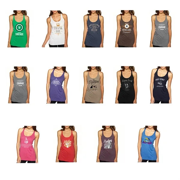 Next Level Tri-Blend Fashion Racerback Tank 4.3 oz