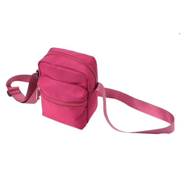 600D RPET Mini Crossbody - 6.5" x 4.75" x 2.5"