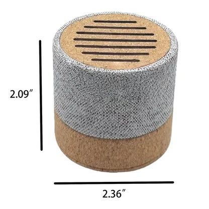 Eco Friendly Bamboo Fabric Bluetooth Speaker Portable