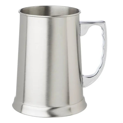 Premium Ribbed Stainless Beer Mug