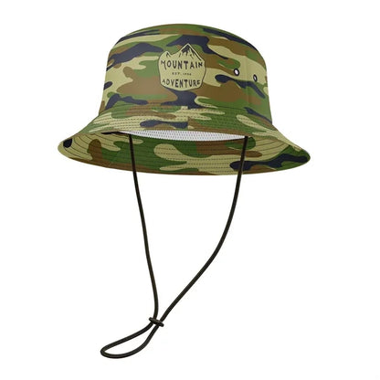 Performance Poly Sublimation Brimmer Hat w/ Adjustable Cord