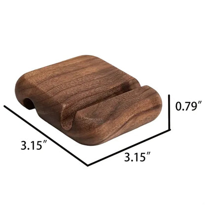 Eco Friendly Wooden Phone Stand Compact Portable Durable