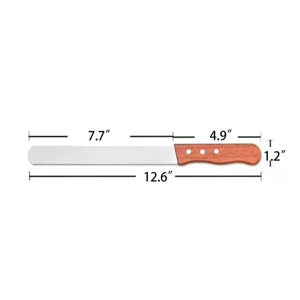 Durable Bread Knife Stainless Wooden Handle Kitchen Tool