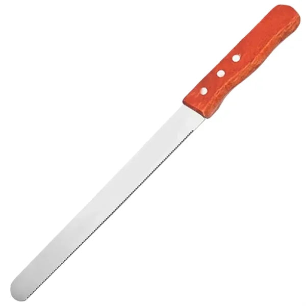 Durable Bread Knife Stainless Wooden Handle Kitchen Tool