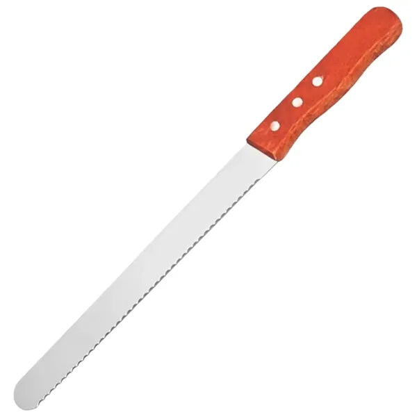 Durable Bread Knife Stainless Wooden Handle Kitchen Tool