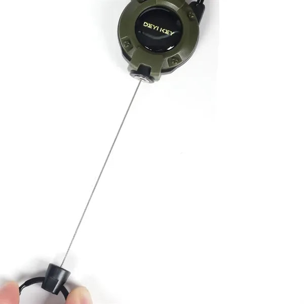 Retractable Wire Keychain Durable Outdoor Utility Emergency