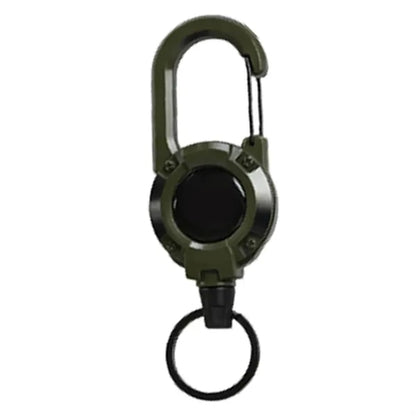 Retractable Wire Keychain Durable Outdoor Utility Emergency