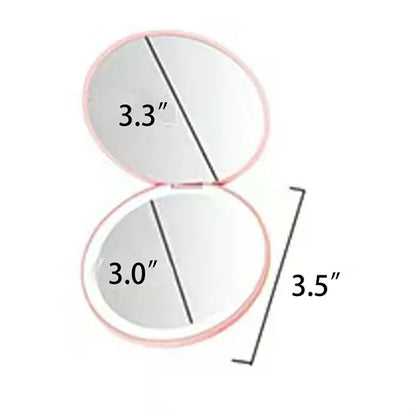 LED Light Makeup Mirror with Light Clear Reflection