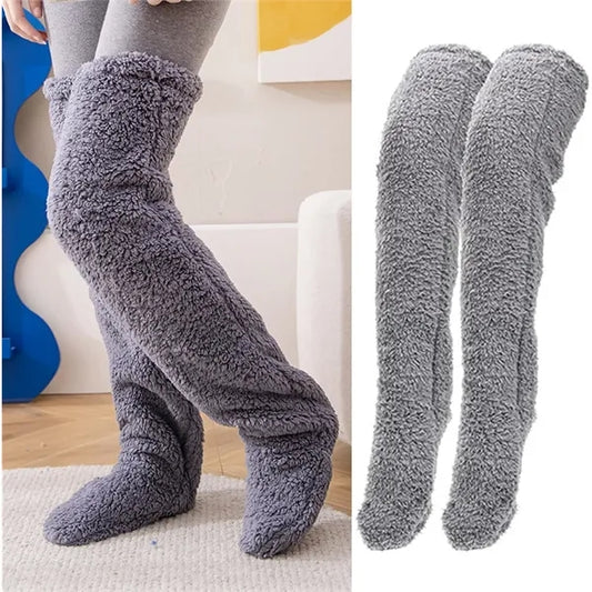 Over Knee High Fleece Warm Socks