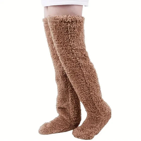 Over Knee High Fleece Warm Socks