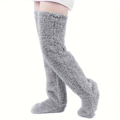 Over Knee High Fleece Warm Socks