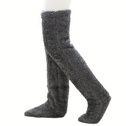 Over Knee High Fleece Warm Socks