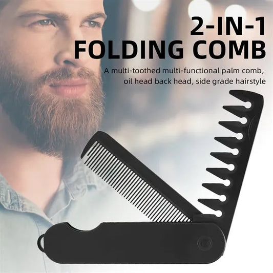 Travel Folding 2 in 1 Hair Comb