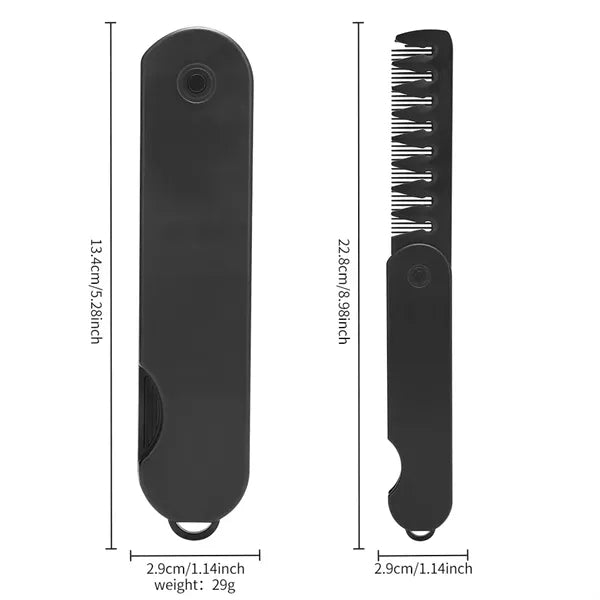 Travel Folding 2 in 1 Hair Comb