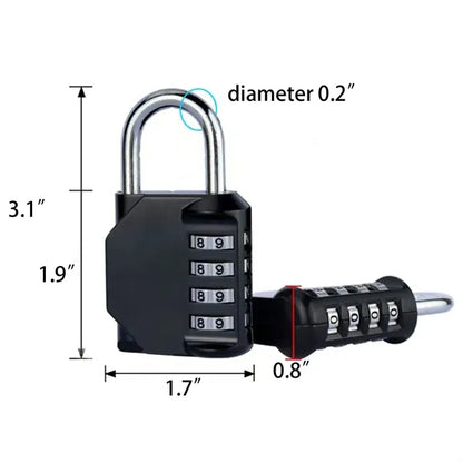 Customizable Combination Lock Secure Stylish Padlock