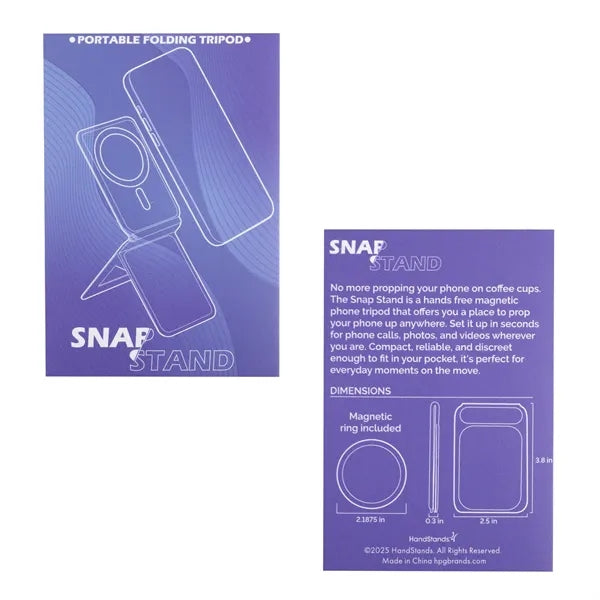 Snap Stand Phone Tripod