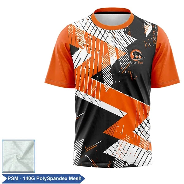 Unisex & Kids' Sublimation 140G Mesh Short Sleeve T-Shirt