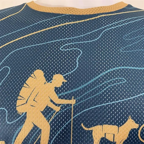Unisex & Kids' Sublimation 140G Mesh Short Sleeve T-Shirt