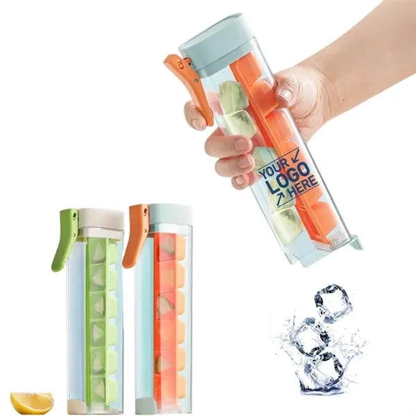 One Press Easy Release Ice Cube Tray With Handle
