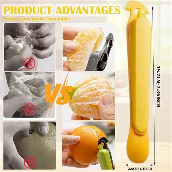 Silicone Orange Peeler Easy Citrus Opener Kitchen Tool