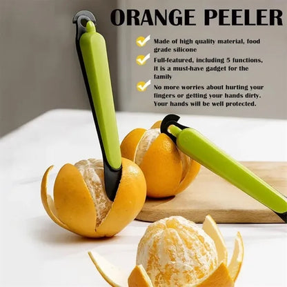 Silicone Orange Peeler Easy Citrus Opener Kitchen Tool