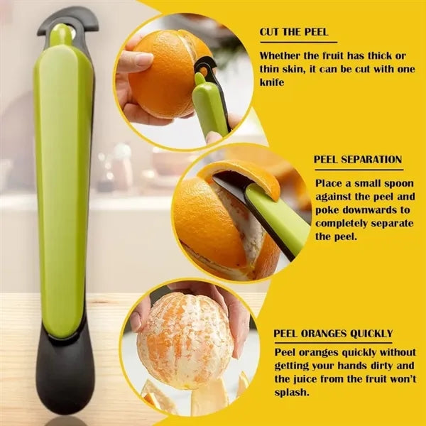 Silicone Orange Peeler Easy Citrus Opener Kitchen Tool