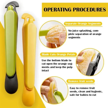 Silicone Orange Peeler Easy Citrus Opener Kitchen Tool