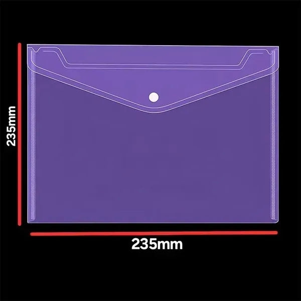 A4 transparent file bag