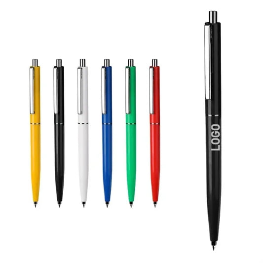 Slim Retractable Metal Ballpoint Pen