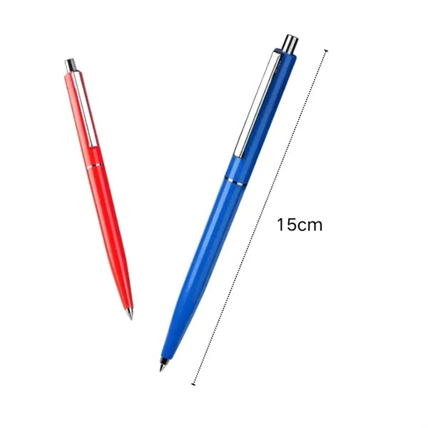 Slim Retractable Metal Ballpoint Pen