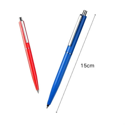 Slim Retractable Metal Ballpoint Pen