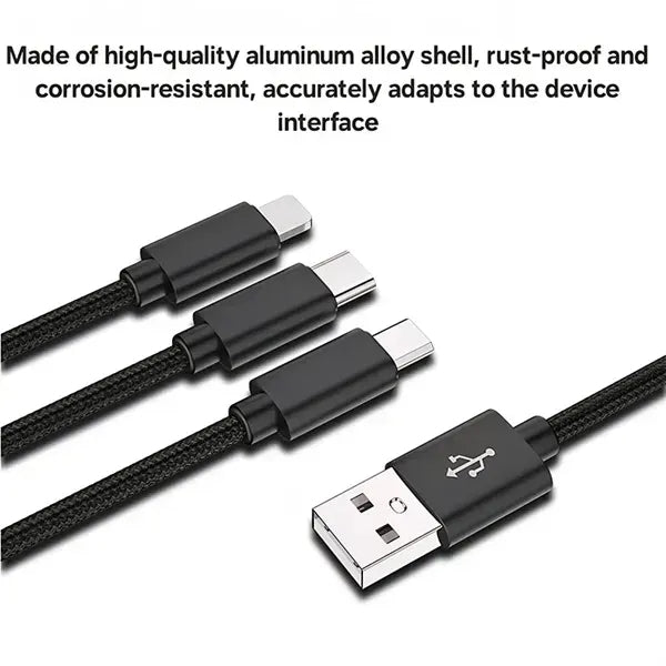 One to three data cables