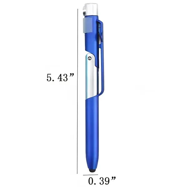 Mobile phone holder folding ballpoint pen