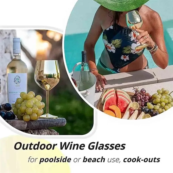 17OZ Stainless Steel Wine Glass