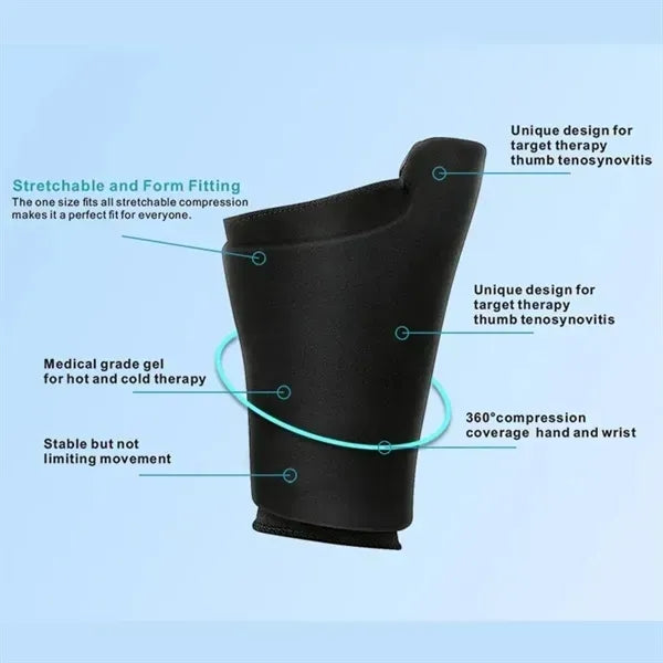 Wrist thumb hot and cold ice finger cots