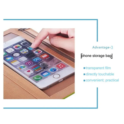 Leather Business Padfolio Notebook Notepad