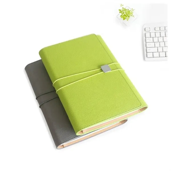 Leather Business Padfolio Notebook Notepad