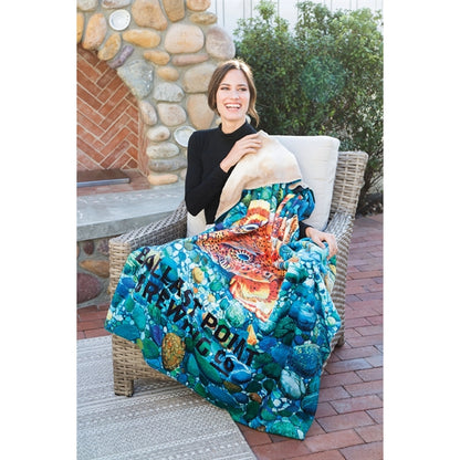 Appalachian Fur Lined Throw