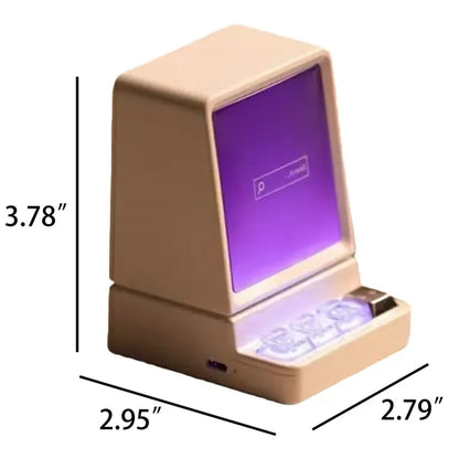 Retro Computer Shaped Bluetooth Speaker with LED Display